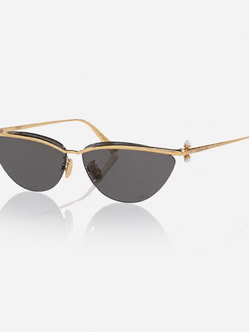 Christian Dior Triables B2U B0A0 61 Gold Grey Sunglasses